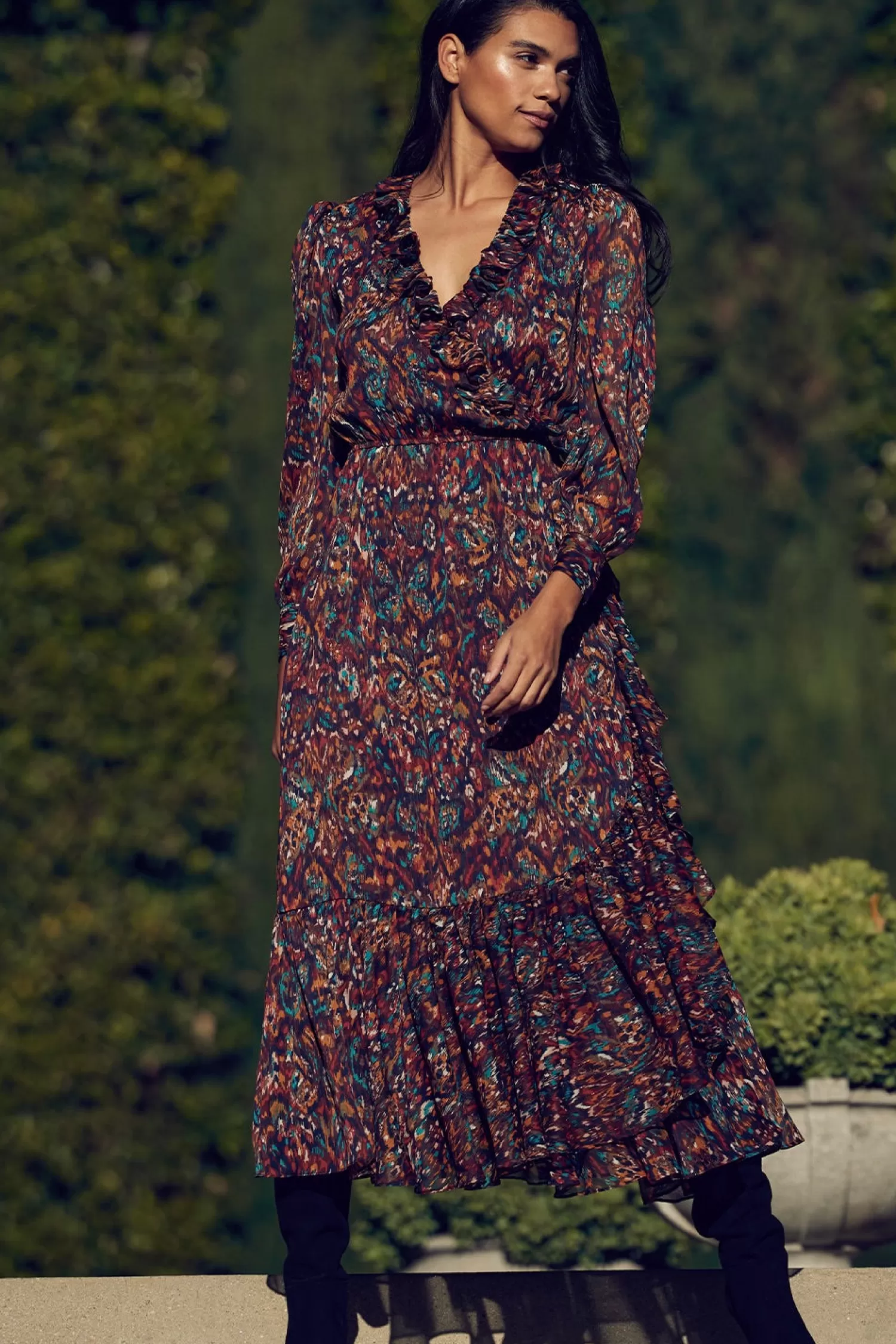 Hot CHARLOTTE DRESS Maxi | Long-Sleeve