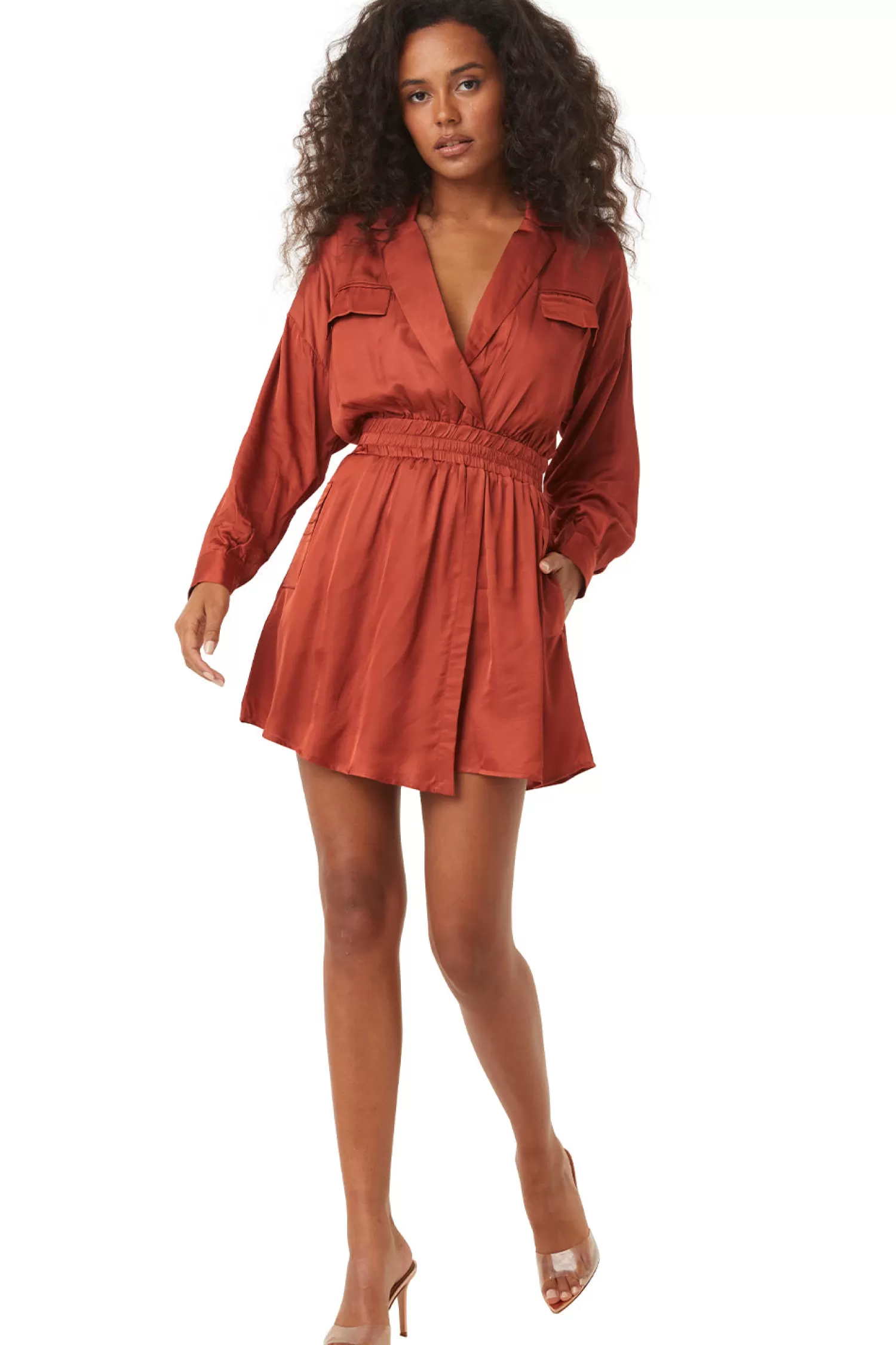 Store DANIELLE DRESS Mini | Long-Sleeve